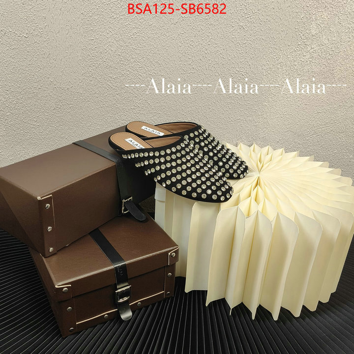 Women Shoes-ALAIA the highest quality fake ID: SB6582 $: 125USD