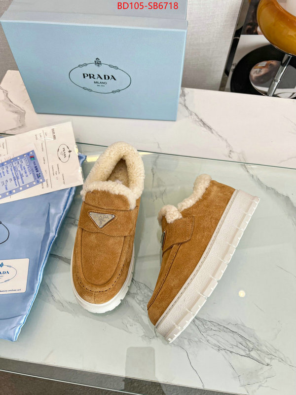 Women Shoes-Prada top designer replica ID: SB6718 $: 105USD