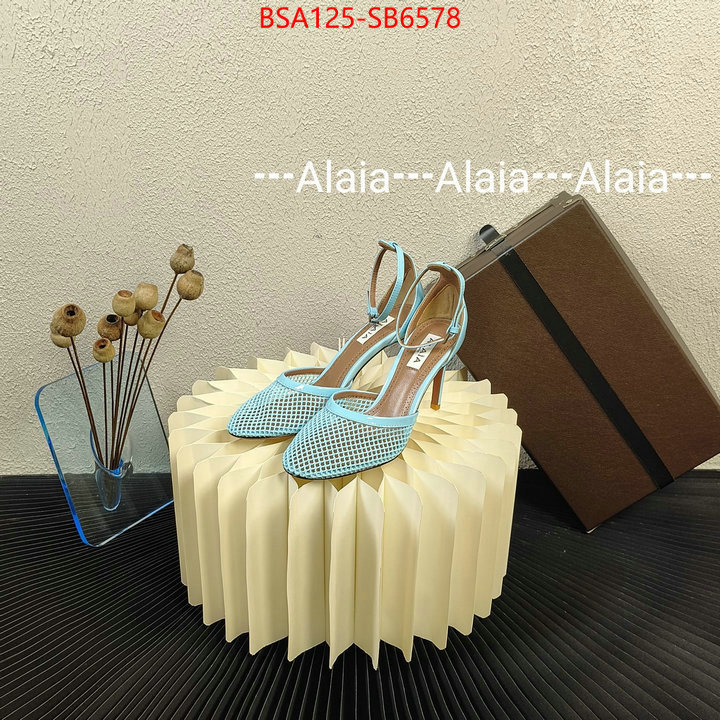 Women Shoes-ALAIA top 1:1 replica ID: SB6578 $: 125USD