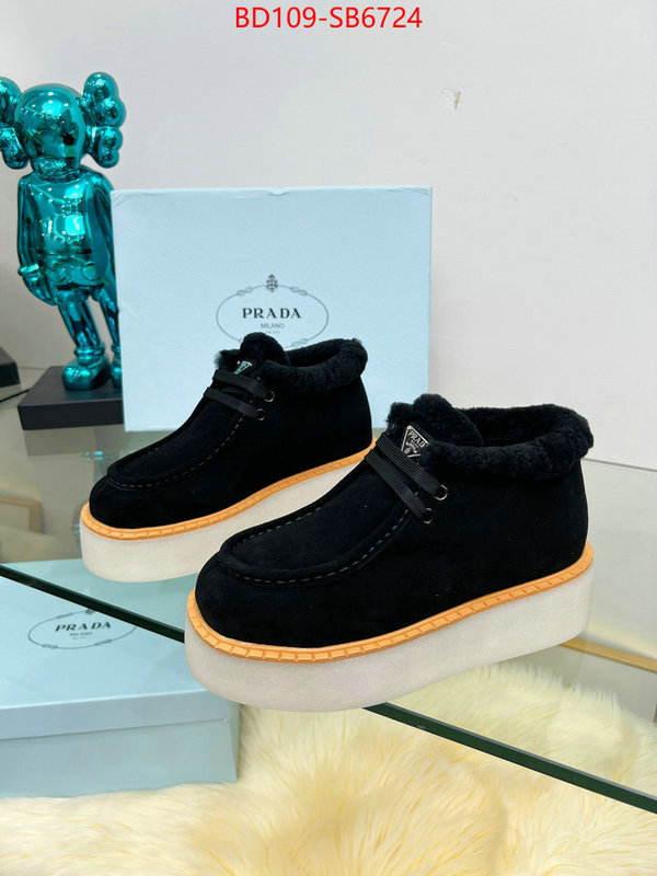 Women Shoes-Prada where quality designer replica ID: SB6724 $: 109USD