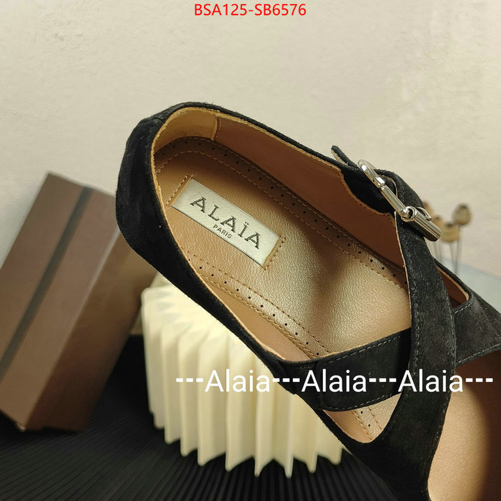 Women Shoes-ALAIA wholesale 2024 replica ID: SB6576 $: 125USD