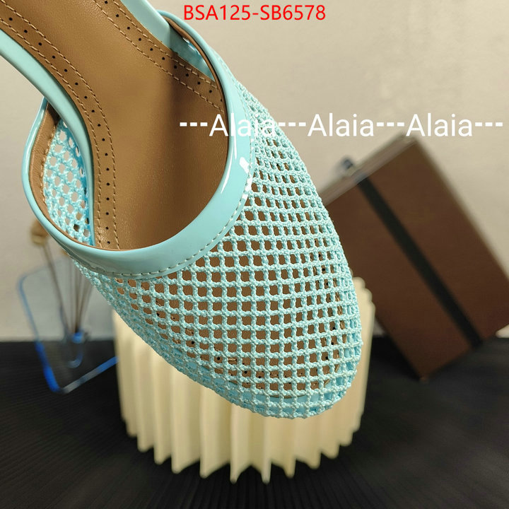 Women Shoes-ALAIA top 1:1 replica ID: SB6578 $: 125USD