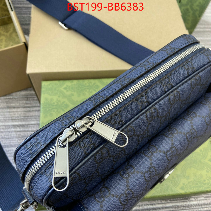 Gucci Bags(TOP)-Crossbody- the quality replica ID: BB6383 $: 199USD,