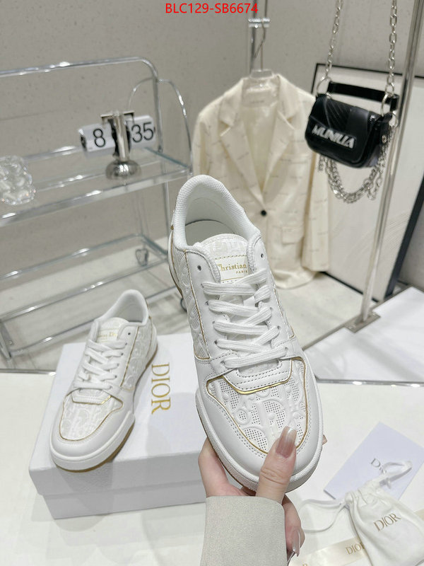 Women Shoes-Dior buy best quality replica ID: SB6674 $: 129USD