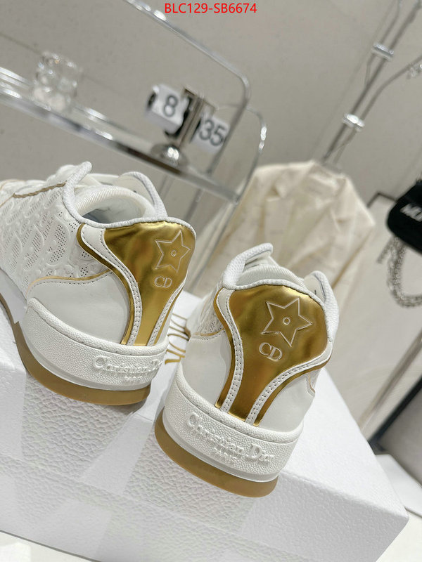 Women Shoes-Dior buy best quality replica ID: SB6674 $: 129USD