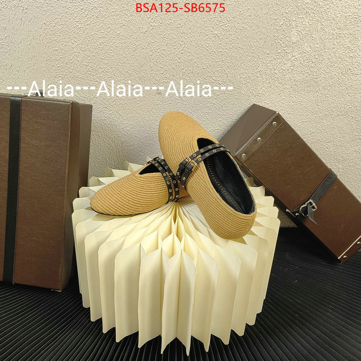 Women Shoes-ALAIA buy cheap ID: SB6575 $: 125USD