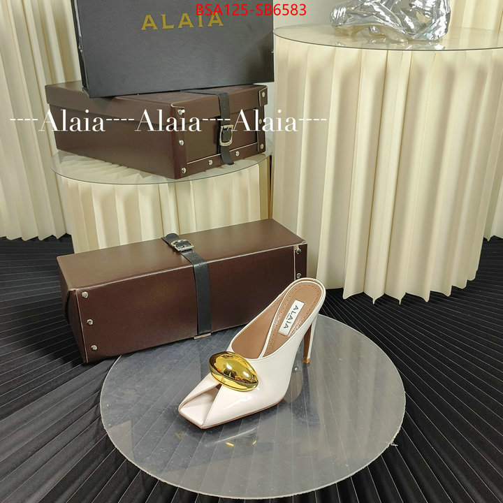 Women Shoes-ALAIA luxury 7 star replica ID: SB6583 $: 125USD