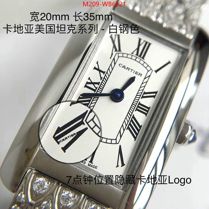 Watch(TOP)-Cartier fake cheap best online ID: WB6521 $: 209USD