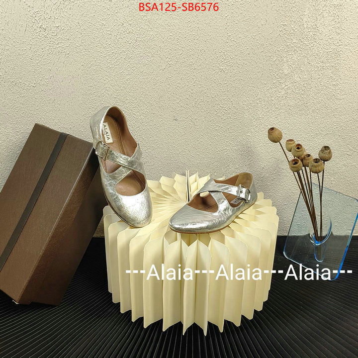 Women Shoes-ALAIA wholesale 2024 replica ID: SB6576 $: 125USD