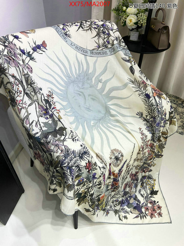 Scarf-Dior top brands like ID: MA2007 $: 75USD