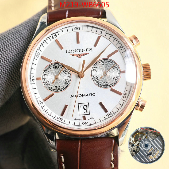 Watch(TOP)-Longines 1:1 clone ID: WB6605 $: 219USD