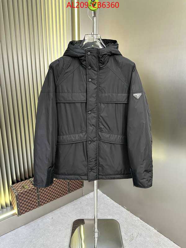 Down jacketMen-Prada buy high-quality fake ID: CB6360 $: 209USD