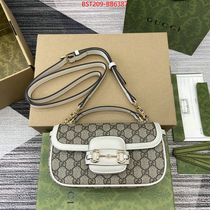 Gucci Bags(TOP)-Horsebit- designer high replica ID: BB6387 $: 209USD,