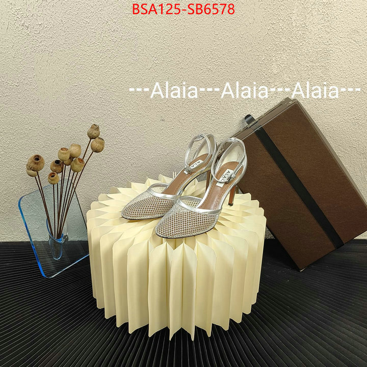 Women Shoes-ALAIA top 1:1 replica ID: SB6578 $: 125USD