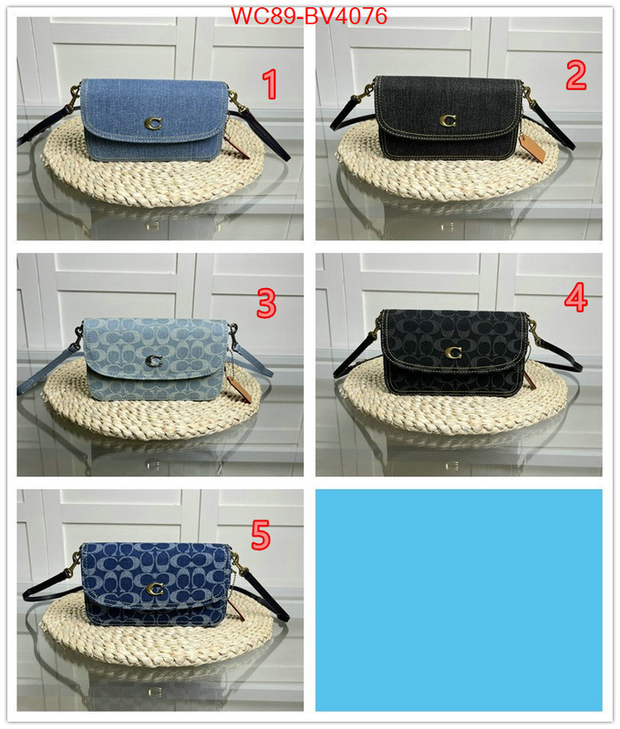 Coach Bags(4A)-Crossbody- buy 1:1 ID: BV4076 $: 89USD,