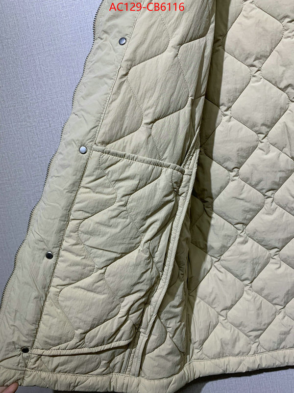 Down jacket Women-Burberry top fake designer ID: CB6116 $: 129USD