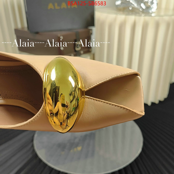 Women Shoes-ALAIA luxury 7 star replica ID: SB6583 $: 125USD