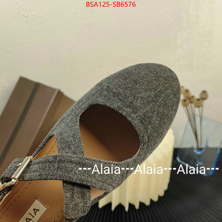 Women Shoes-ALAIA wholesale 2024 replica ID: SB6576 $: 125USD