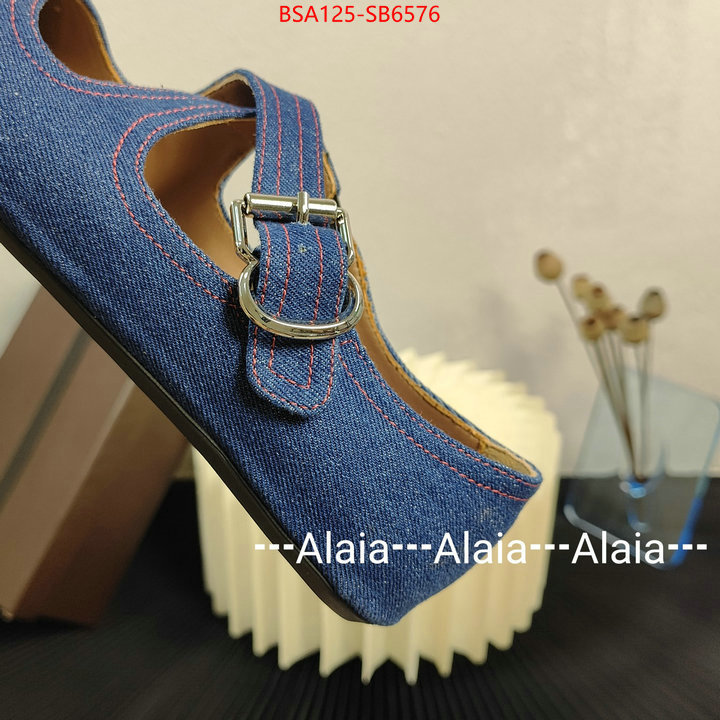 Women Shoes-ALAIA wholesale 2024 replica ID: SB6576 $: 125USD