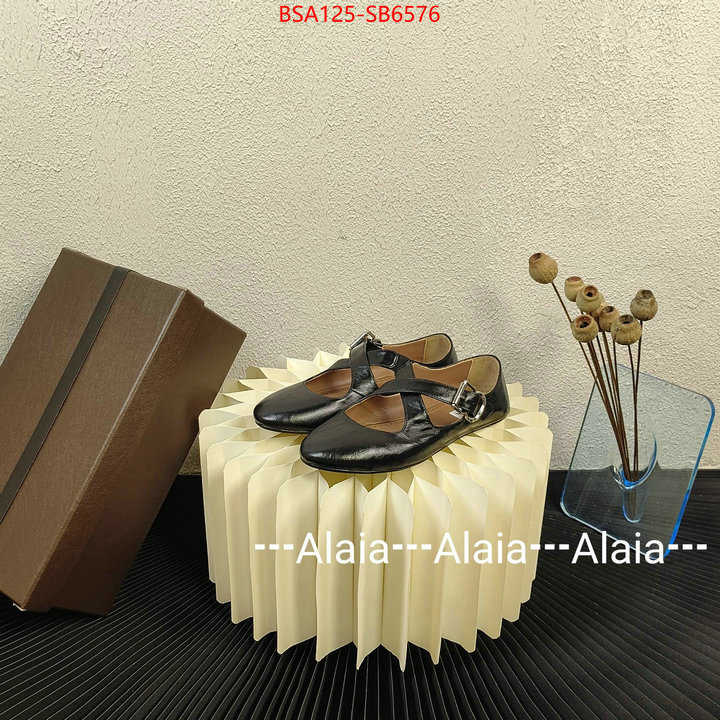 Women Shoes-ALAIA wholesale 2024 replica ID: SB6576 $: 125USD