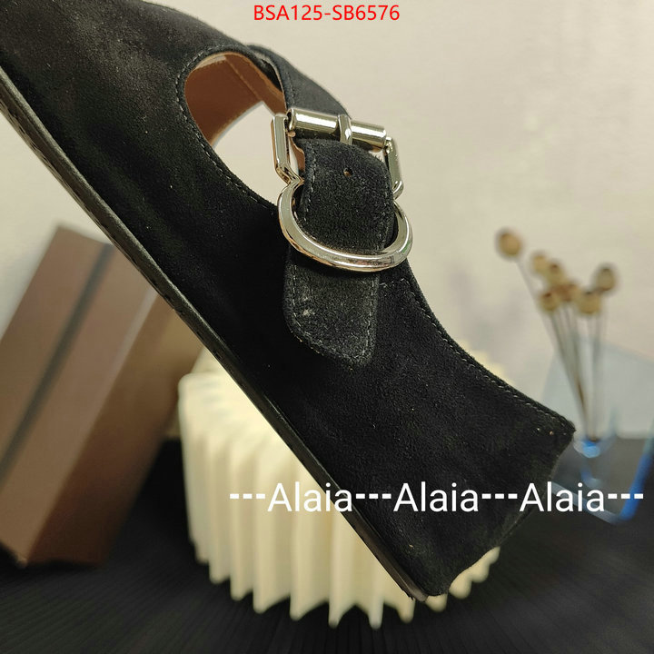 Women Shoes-ALAIA wholesale 2024 replica ID: SB6576 $: 125USD