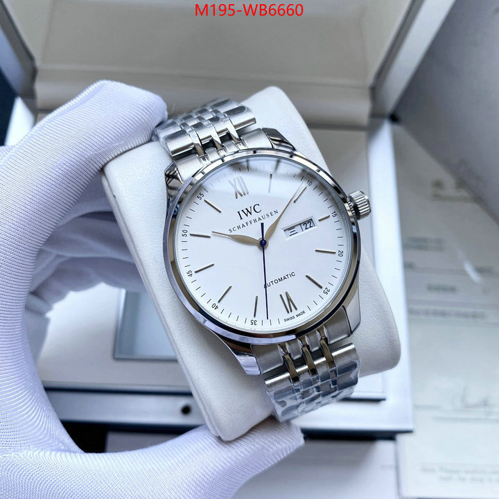 Watch(TOP)-IWC fashion designer ID: WB6660 $: 195USD