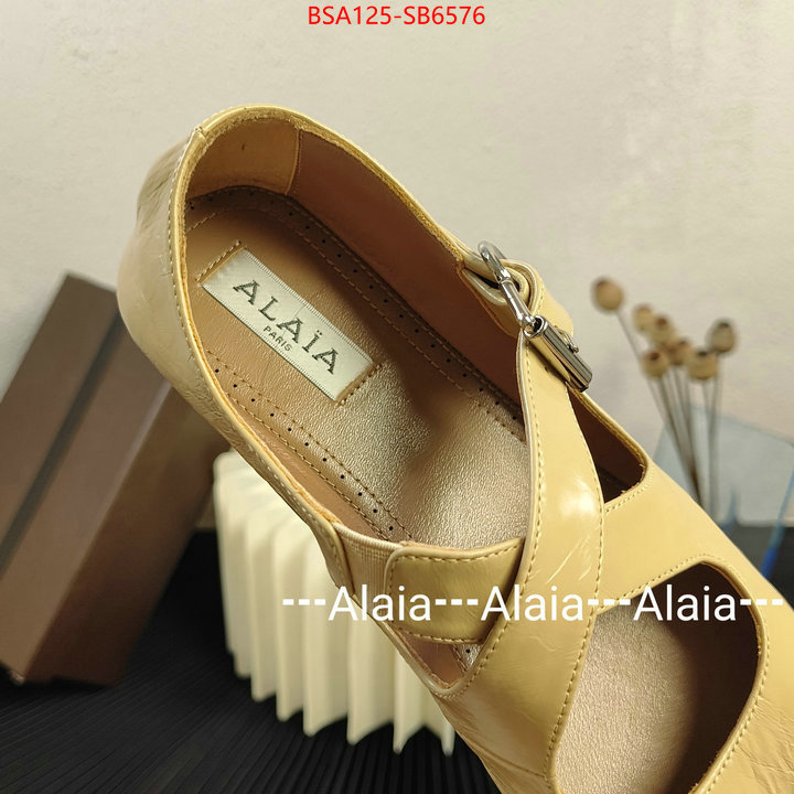 Women Shoes-ALAIA wholesale 2024 replica ID: SB6576 $: 125USD