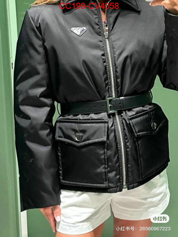 Down jacket Women-Prada replicas buy special ID: CV4058 $: 199USD