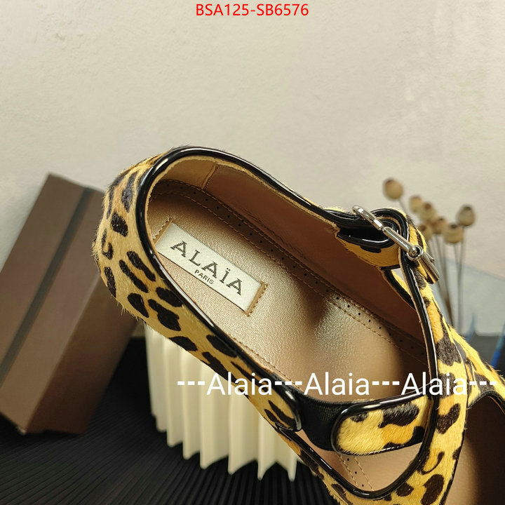 Women Shoes-ALAIA wholesale 2024 replica ID: SB6576 $: 125USD