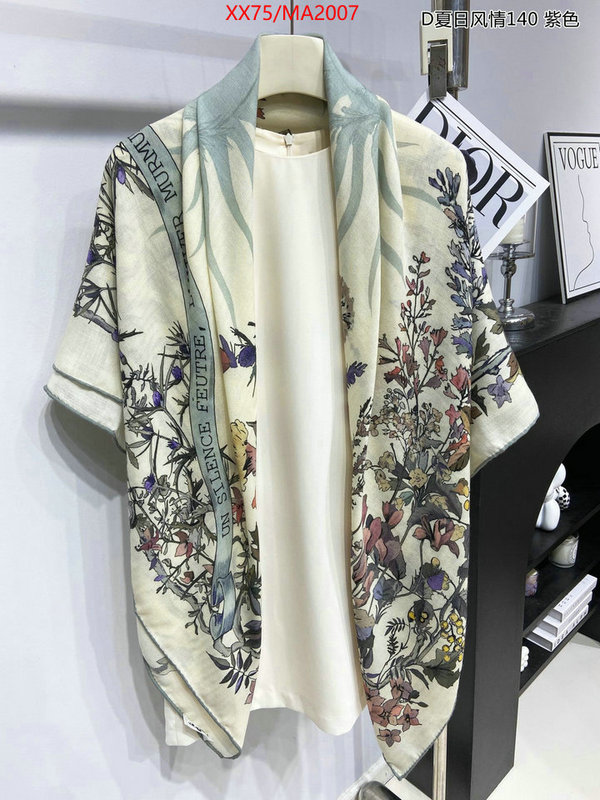 Scarf-Dior top brands like ID: MA2007 $: 75USD