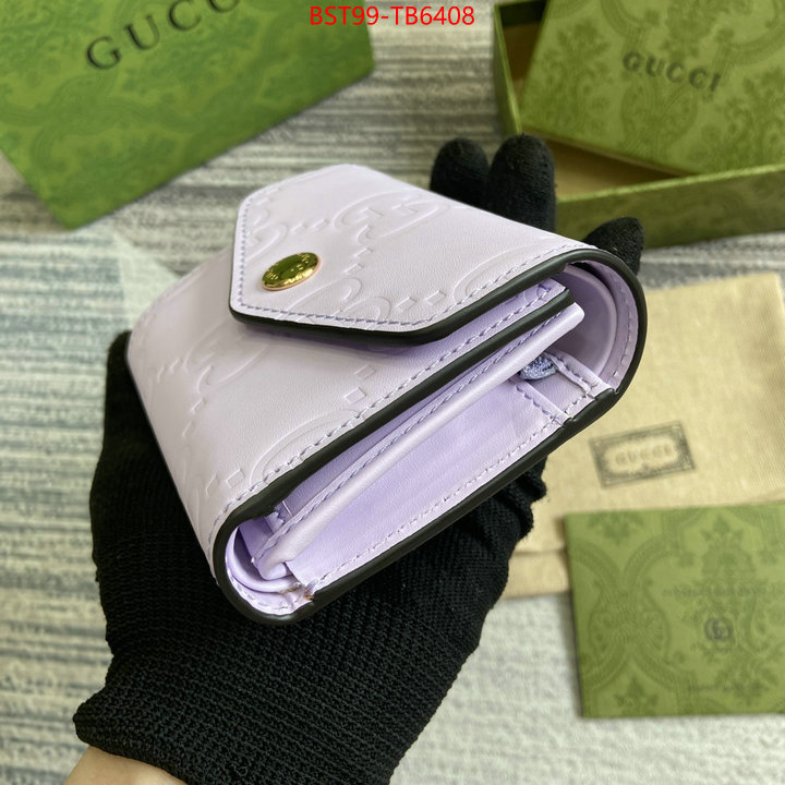 Gucci Bags(TOP)-Wallet- outlet sale store ID: TB6408 $: 99USD,