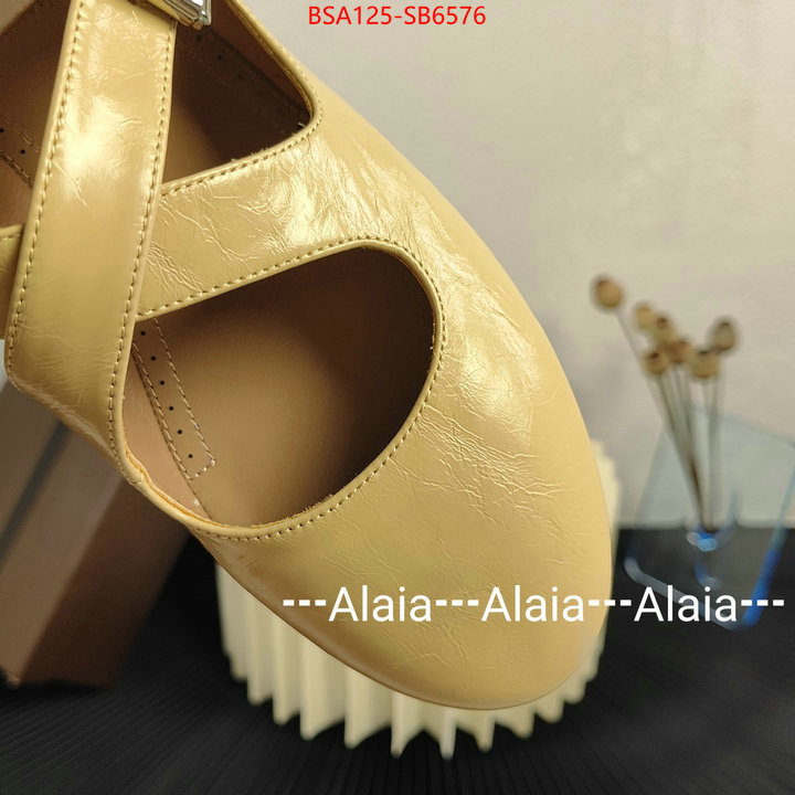 Women Shoes-ALAIA wholesale 2024 replica ID: SB6576 $: 125USD