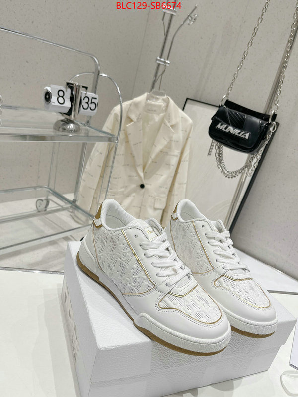 Women Shoes-Dior buy best quality replica ID: SB6674 $: 129USD