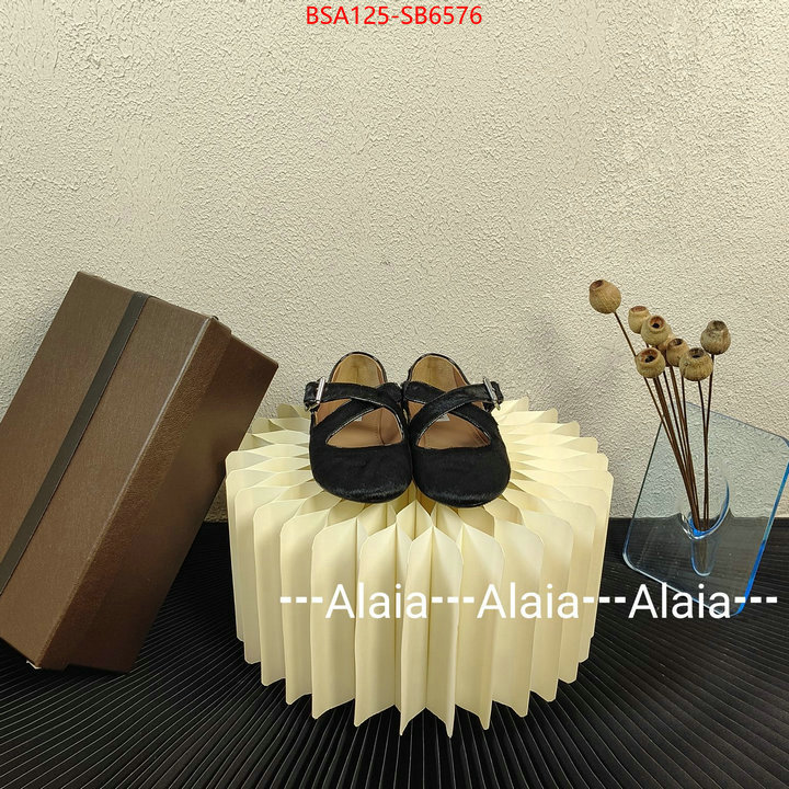 Women Shoes-ALAIA wholesale 2024 replica ID: SB6576 $: 125USD