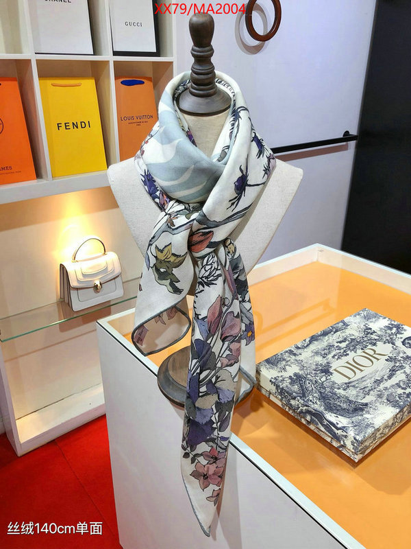 Scarf-Dior perfect replica ID: MA2004 $: 79USD