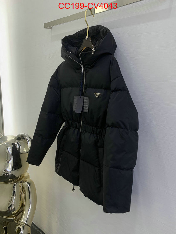 Down jacket Women-Prada top designer replica ID: CV4043 $: 199USD