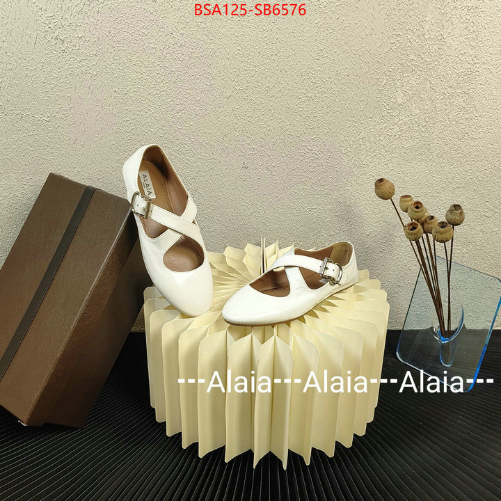 Women Shoes-ALAIA wholesale 2024 replica ID: SB6576 $: 125USD