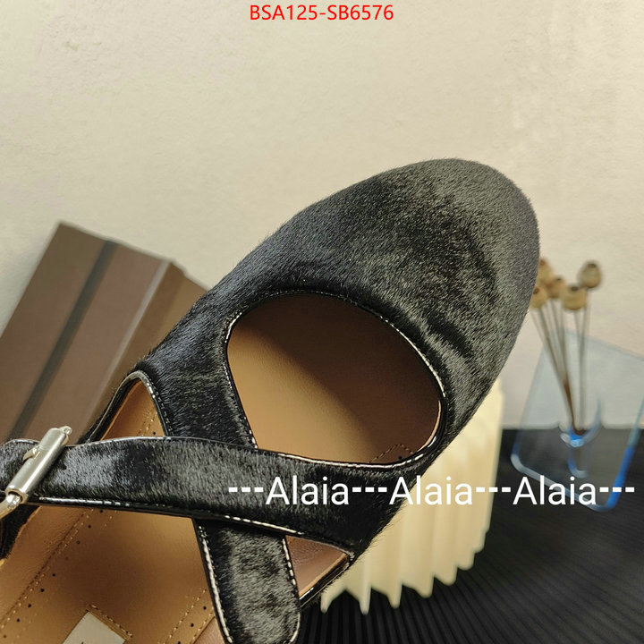 Women Shoes-ALAIA wholesale 2024 replica ID: SB6576 $: 125USD