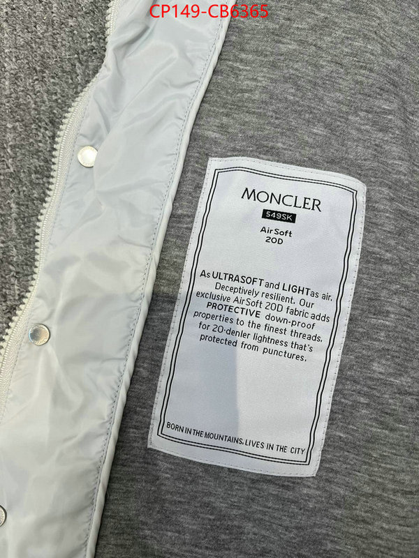 Clothing-Moncler what is a 1:1 replica ID: CB6365 $: 149USD