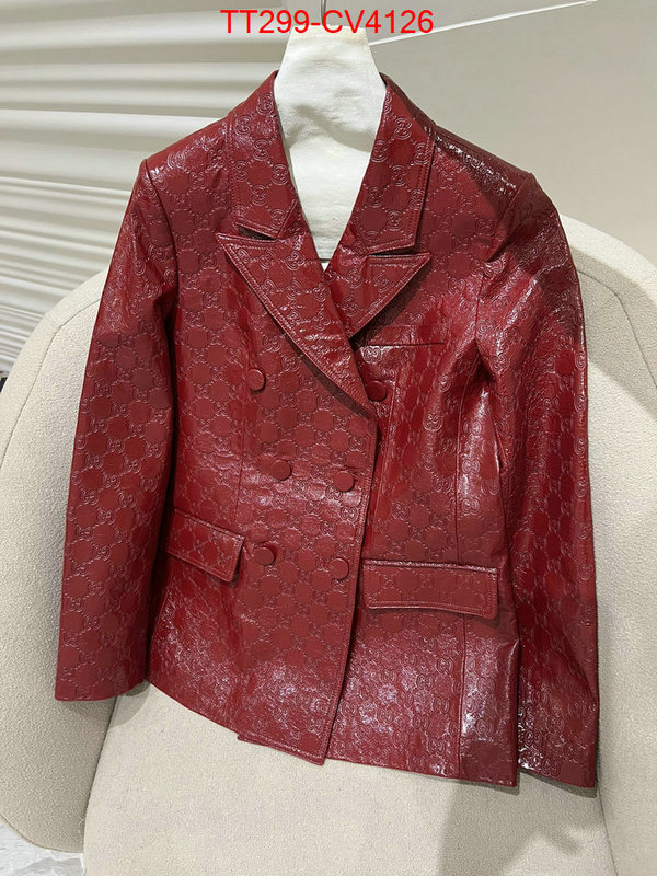 Clothing-Gucci replica 2024 perfect luxury ID: CV4126 $: 299USD