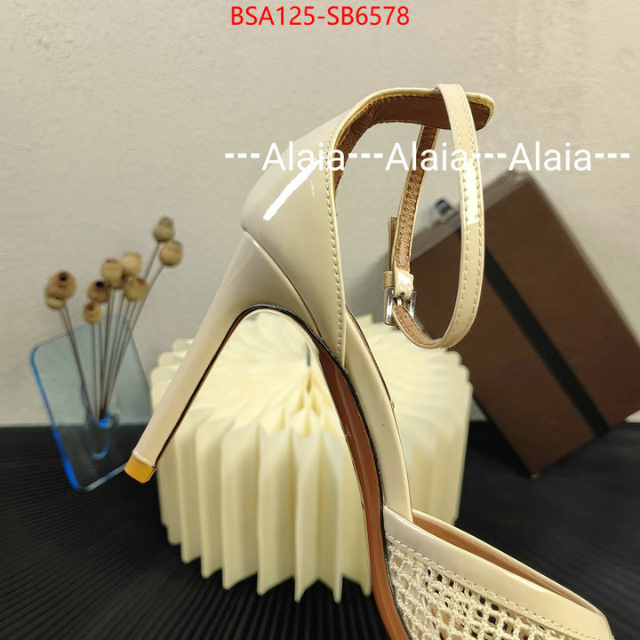 Women Shoes-ALAIA top 1:1 replica ID: SB6578 $: 125USD