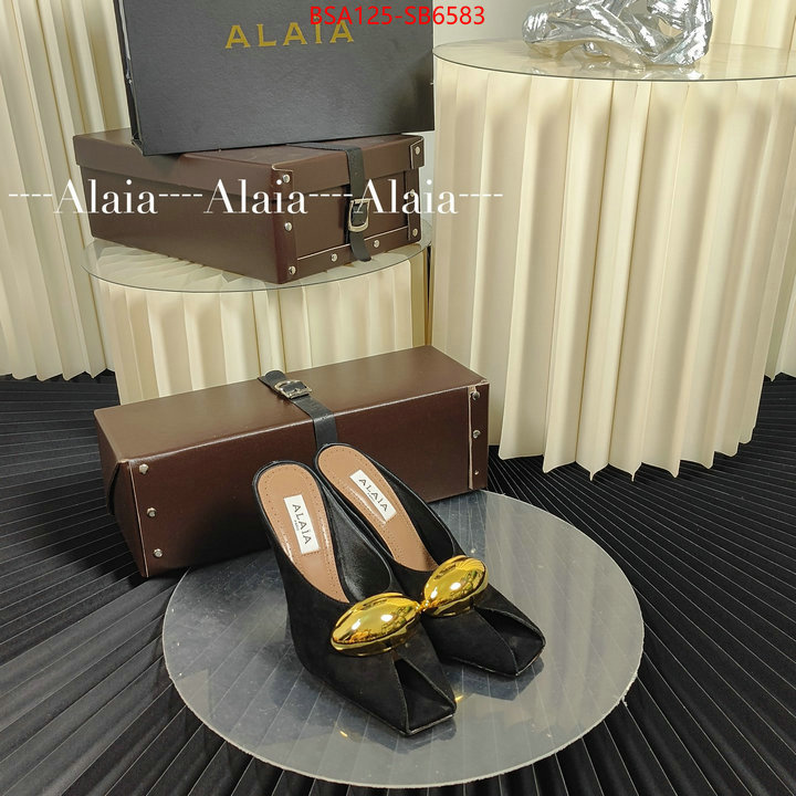 Women Shoes-ALAIA luxury 7 star replica ID: SB6583 $: 125USD