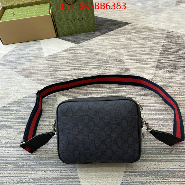 Gucci Bags(TOP)-Crossbody- the quality replica ID: BB6383 $: 199USD,