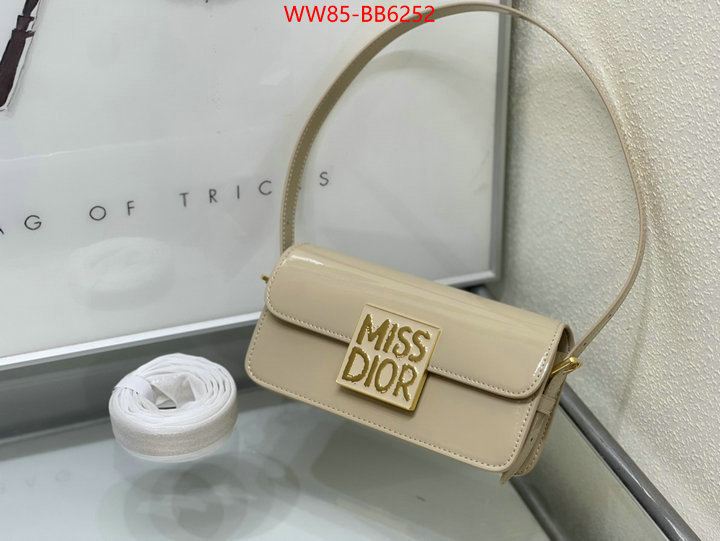 Dior Bags(4A)-Crossbody- designer wholesale replica ID: BB6252 $: 85USD,