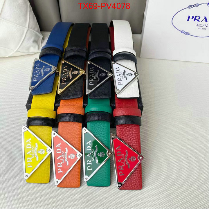 Belts-Prada where to find the best replicas ID: PV4078 $: 69USD