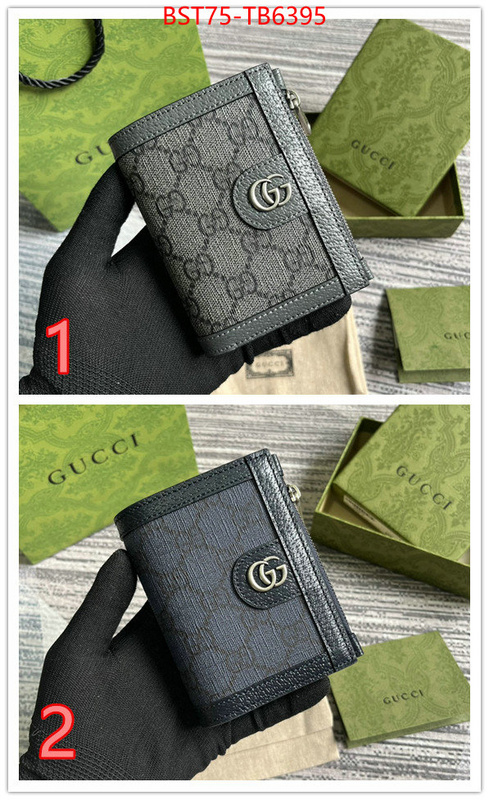 Gucci Bags(TOP)-Wallet- high ID: TB6395 $: 75USD,