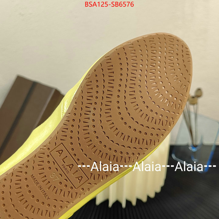 Women Shoes-ALAIA wholesale 2024 replica ID: SB6576 $: 125USD