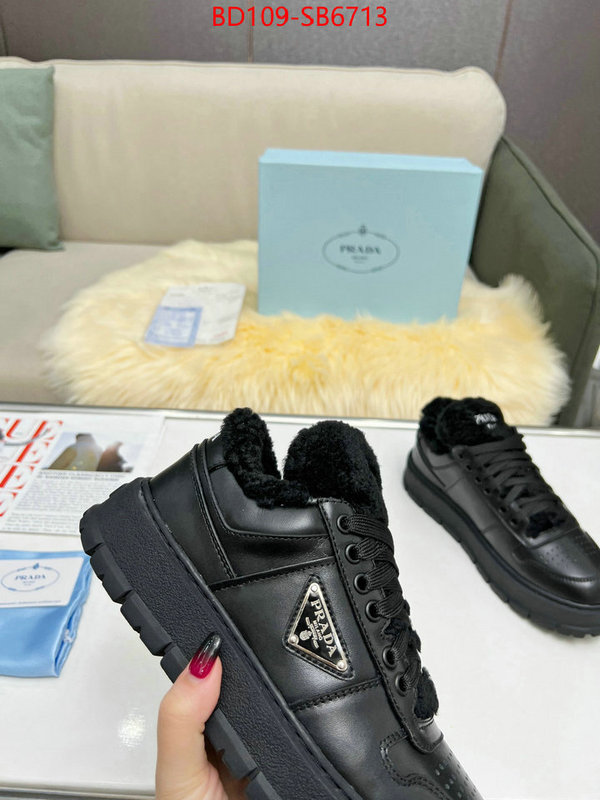 Women Shoes-Prada new designer replica ID: SB6713 $: 109USD