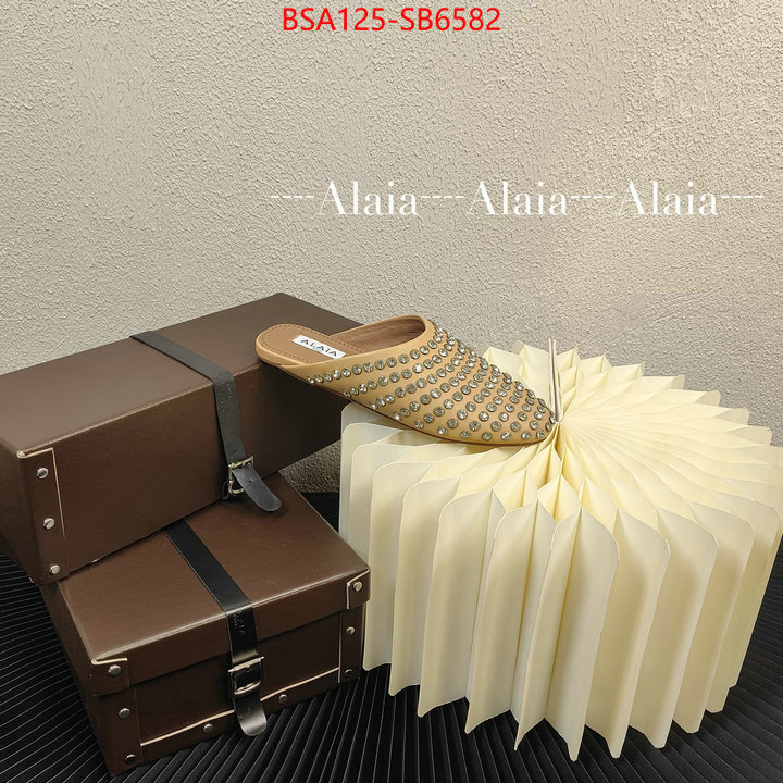 Women Shoes-ALAIA the highest quality fake ID: SB6582 $: 125USD