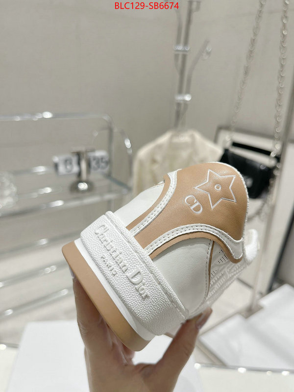 Women Shoes-Dior buy best quality replica ID: SB6674 $: 129USD